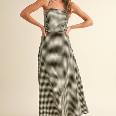 GINGHAM Maxi Dress