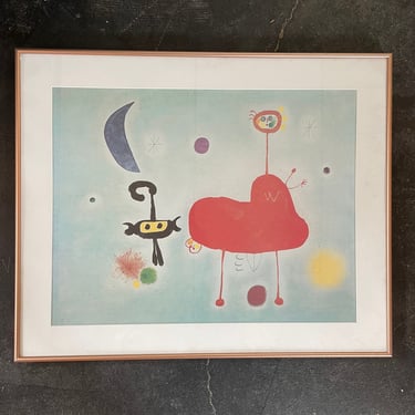 Joan Miro “La Lune” Print 