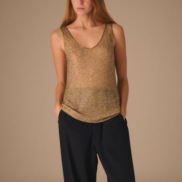 Celine Beaded Silk Top