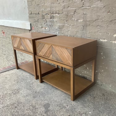 Pair of Crate & Barrel Nightstands