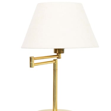 A Hansen Brass Swing Arm Lamp