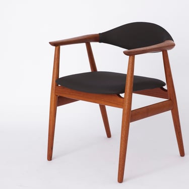 Armchair Erik Kirkegaard, 1960s Denmark, Vintage, Teak, for manufacturer Glostrup 