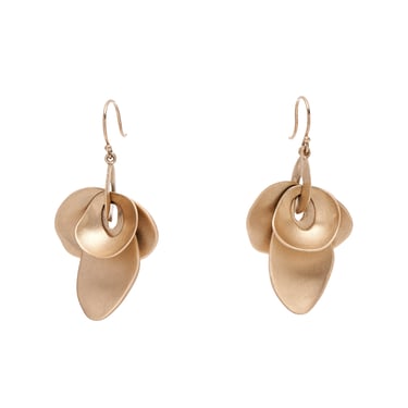TenThousandThings 10k Large Orchid Earrings