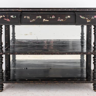 Victorian Papier Mache And Japanese Lacquer Buffet