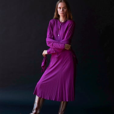 Magenta Jersey Dress | Jean Muir 