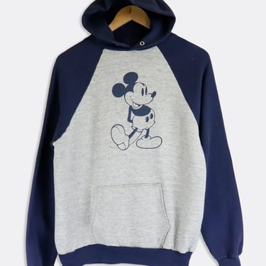 Vintage Mickey Mouse Disney Graphic Hooded Sweatshirt Sz L