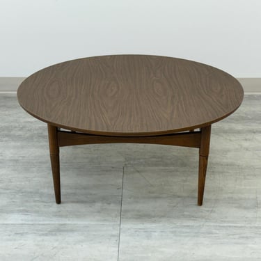 Mid-Century Modern Round Coffee Table 