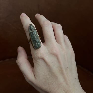 Rare Buddha ring / rare mesoamerican ring / mesoamerican jewelry / totem ring / vintage statement ring 