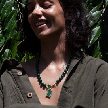 A. Carnevale Malachite Necklace