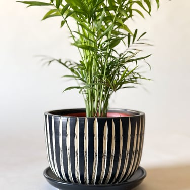 Marble Fluted Planter