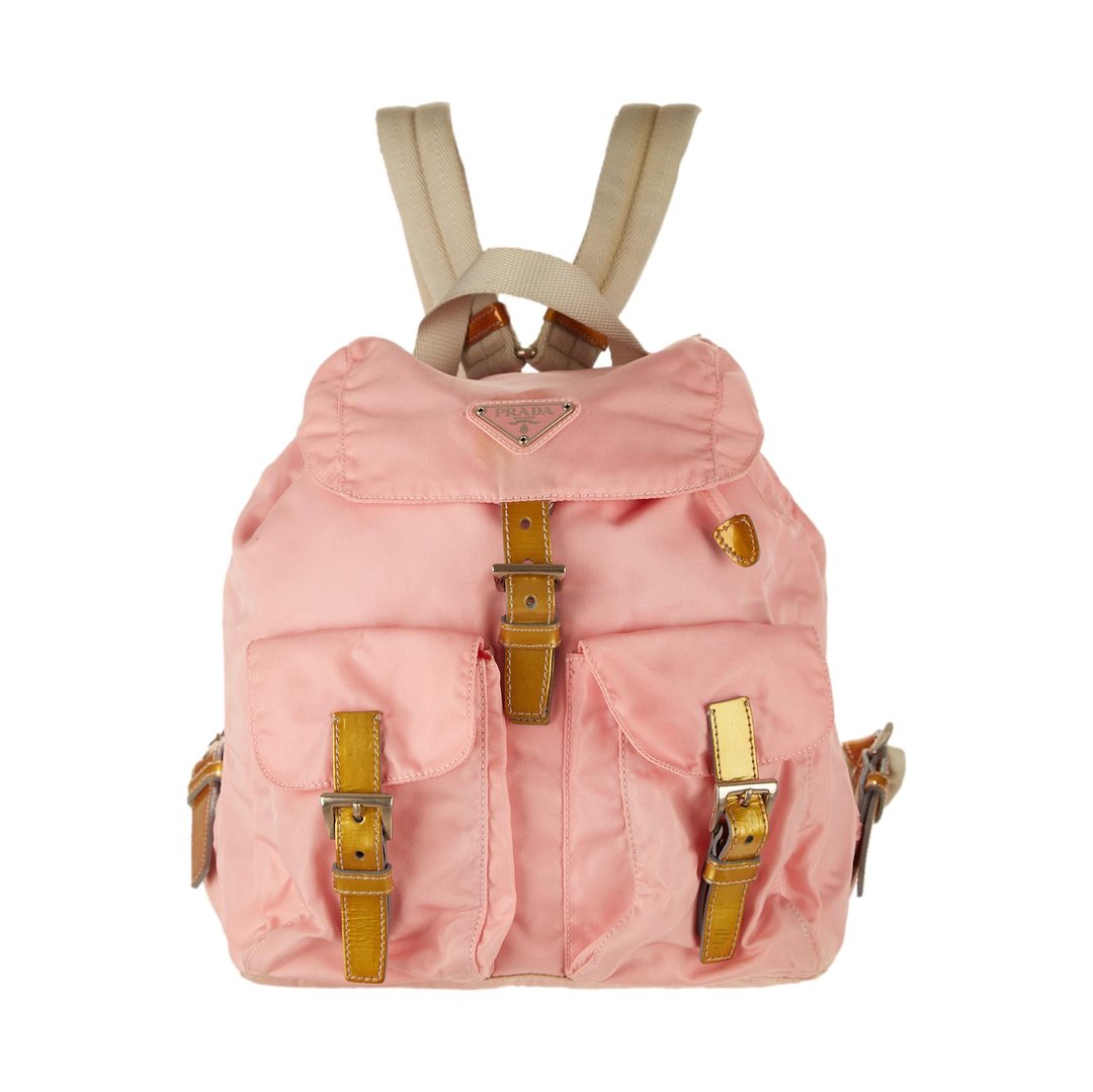 Prada Pink Nylon Backpack Treasures of NYC New York, NY