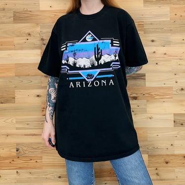 Arizona Vintage Souvenir Desert Travel Tee Shirt T-Shirt 