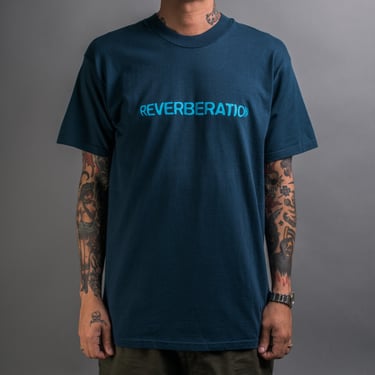 Vintage 90’s Reverberation Blue Stereo Music T-Shirt 