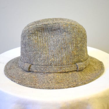 1970s Botany Wool Tweed Fedora 