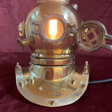 Brass Mark IV Navy Diving Helmet 