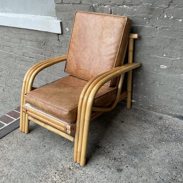 Vintage Bamboo Lounge Chair