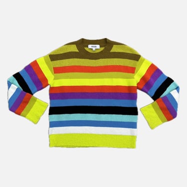 2023 Christopher Rogers Rainbow Stripe Sweater