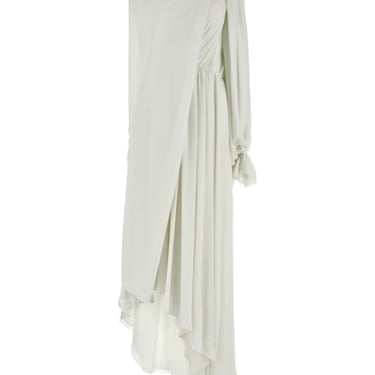 Balenciaga Woman White Crepe All In Dress