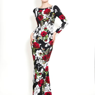 Dolce & Gabbana Fall 2015 L/S Floral Dress 