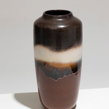 VASE HAUT EN POTERIE ÉMAILLÉE, WEST GERMANY, 1960s