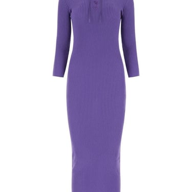 Moschino Women Purple Wool Dress