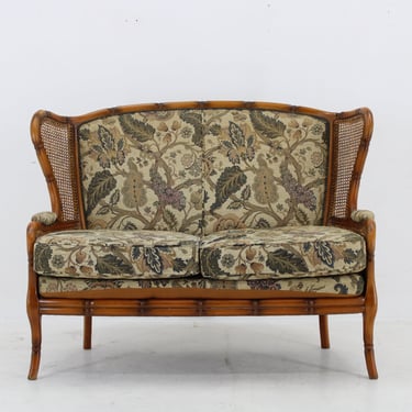 1960s  Rattan Two- Seater Sofa , Italy / Mid-century / Vintage Sofa / 