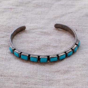 **vintage cuff bracelet with turquoise stones