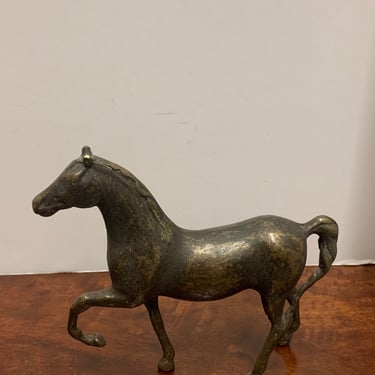 Small Brass Horse 