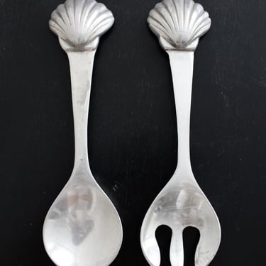 Aluminum Salad Servers by Mariposa