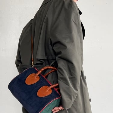 Corduroy Patchwork Speedy Style Bag