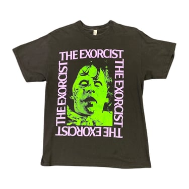 (L) Black Green/Purple The Exorcist T-Shirt 031622 JF