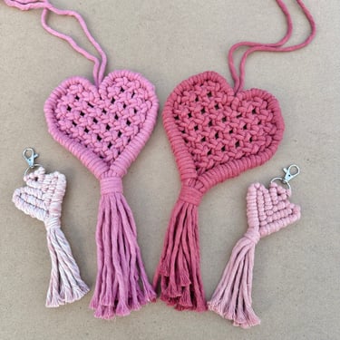 HEART | Valentines Galentines Macrame Wall Hanging | Treat yourself 