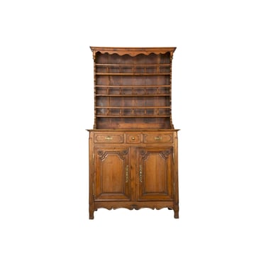 19th Century Country French Provincial Oak Farmhouse Cupboard 