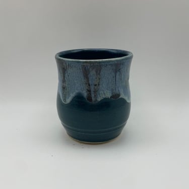 Javier Servin Ceramica | Blue Linea Handpainted Mug | Blue | The