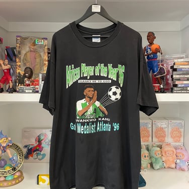 Vintage ‘96 Nwankwo Kanu Player of the year tee size XXL