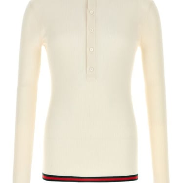 Gucci Man Ivory Silk Sweater