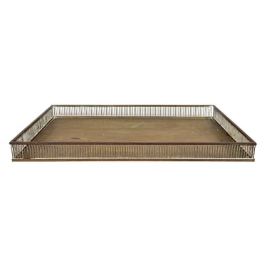 Modernist Brass Tray for Neiman Marcus