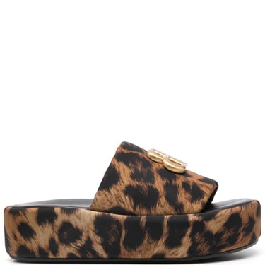 Balenciaga Women Leopard Print Sandals