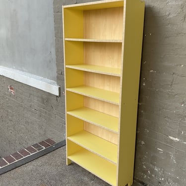 Yellow Laminate Bookcase