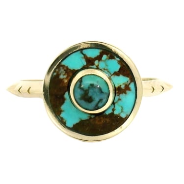 Double Turquoise Cerclen Ring