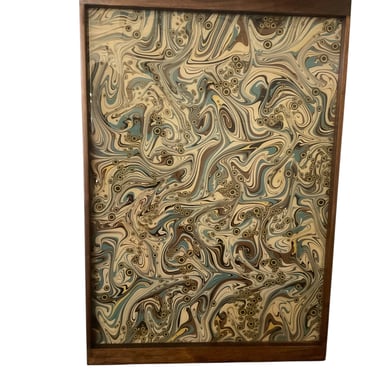 Italian Vintage Marbleized paper Tray