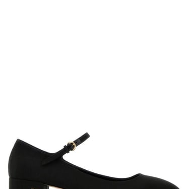 Miu Miu Woman Black Fabric Pumps