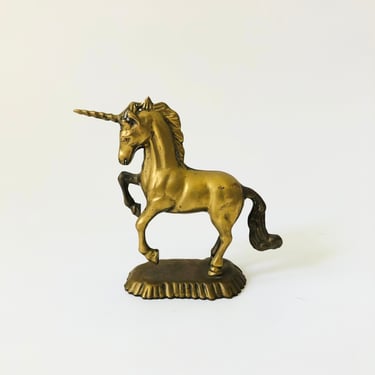 Vintage Brass Unicorn 