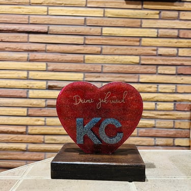 Personalized Valentine Resin Heart Figurine 