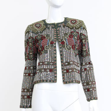 Embroidered Sequin &amp; Bead Jacket