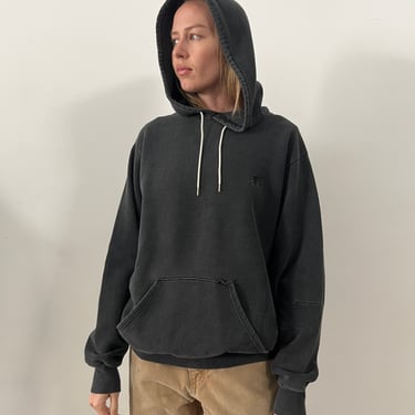 90s USA Stussy Black Hoodie