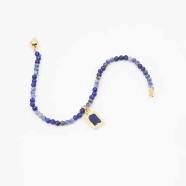 A. Carnevale Small Bead Bracelet - Blue