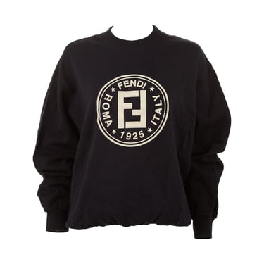 Fendi Navy Logo Sweatshirt