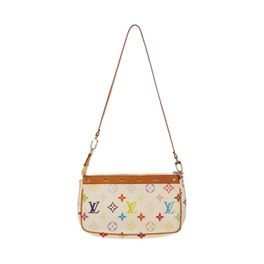 Louis Vuitton White Multicolor Monogram Mini Shoulder Bag