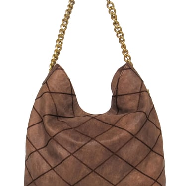 Tory Burch - Brown Quilted Shoulder Bag